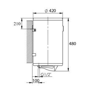 Elit Talas D-M30V sa elektronskim termostatom – Bild 4