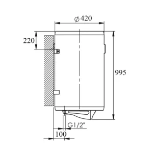 Elit Talas D-M80V sa elektronskim termostatom – Bild 4
